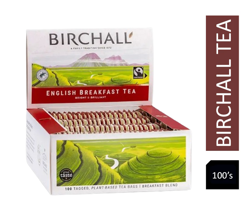 Birchall Premium English Breakfast String & Tagged Tea 100's - NWT FM SOLUTIONS