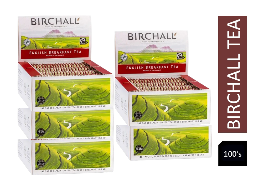 Birchall Premium English Breakfast String & Tagged Tea 100's - NWT FM SOLUTIONS