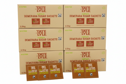 Tate & Lyle Fairtrade Sugar Sachets Brown 1000's