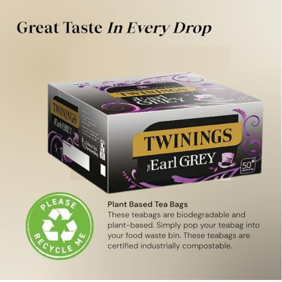 Twinings Earl Grey Enveloped Tea 50's