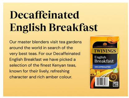 Twinings English Breakfast Decaf 20's