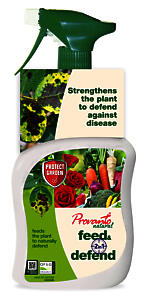 Provanto 86601305 Natural Feed & Defend Fungus Plant Defence, 1L Ready To Use Spray