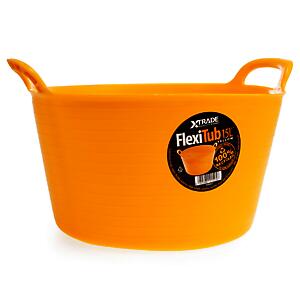XTrade Flexi-Tub 15L Yellow | 100% Recycled | 100kg+ weight carrying Capacity.