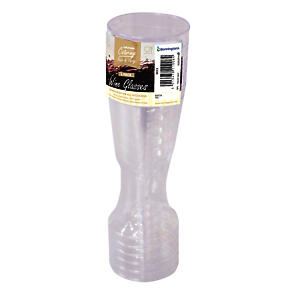 Kingfisher Kcc3 Disposable Plastic Glasses Wine Pack Of 6
