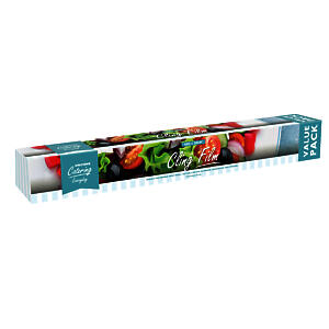 Kingfisher Catering Cling Film Wrap, Transparent, 40 M X 30 Cm