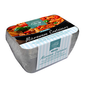 Kingfisher Food Containers, Transparent, 1000 Ml, Pack Of 4