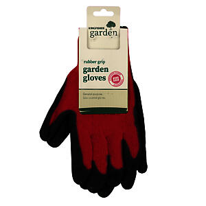 Kingfisher Medium Rubber Grip Garden Gloves