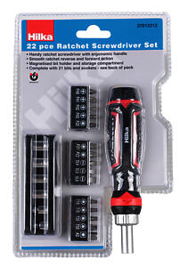 Hilka 37012212 22Pce Ratchet Screwdriver Set