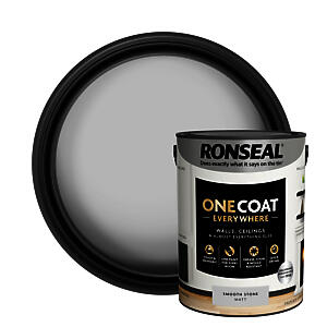Ronseal One Coat Everywhere Paint Smooth Stone Matt 5L