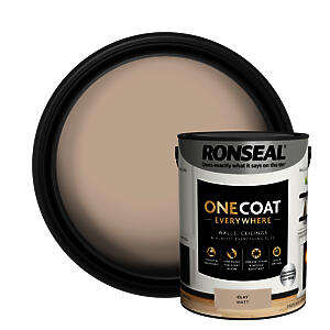 Ronseal One Coat Everywhere Paint Clay Matt 5L