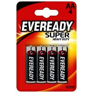 Eveready Silver Aa Batteries 4 Pack