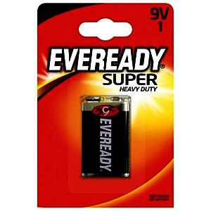 Eveready Silver Battery 6F22Biup 9V