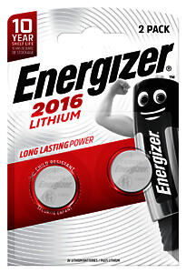 Energizer Cr2016 Ultimate 3V Lithium Battery, 2 Pack (Packaging May Vary)