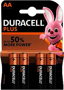 DURACELL PLUS POWER AA BATT 4PK
