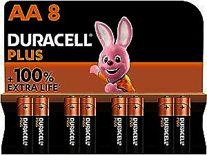 Duracell Plus Aa Batteries (8 Pack)