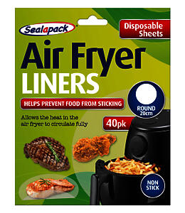 AIR FRYER LINER ROUND 20CM 20PK