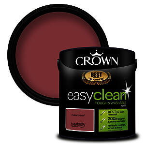 Crown Easy Clean MATT 2.5 Litre RHUBARB ROSE