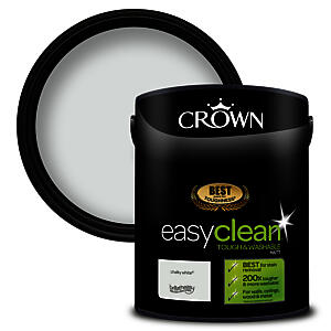 Crown Easy Clean MATT 5 Litre CHALK WHITE