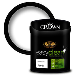 Crown Easy Clean MATT 5 Litre BRILLIANT WHITE