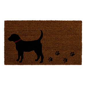 Jvl Eco-Friendly Latex Backed Coir Door Mat, Puppy Love, 40 X 70 Cm Approx. (02-838)