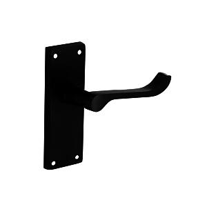 BLK SCROLL LATCH HANDLES 115MM