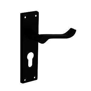 Securit Euro Lock handle 155mm BLACK