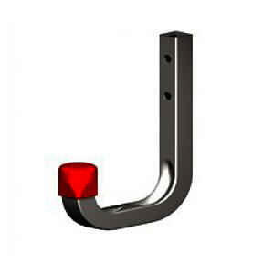 SINGLE WALL HOOK SQ GALV 80MM