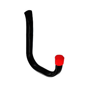 SINGLE GARAGE HOOK BLK 80MM