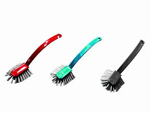 Dish Brush (Essentials Dish Brush Assorted) - Red, Blue Or Grey