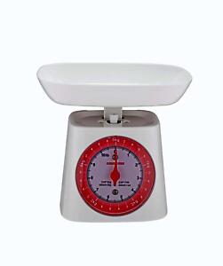 Mechanical Kitchen Scale White