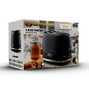 2 Slice Hive Toaster Black