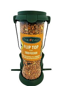 Filled Fliptop Seed Bird Feeder