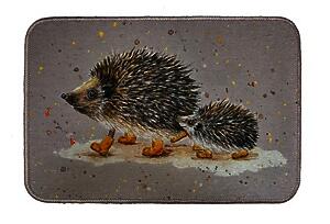 Bree Merryn Hedgie Hike Luxury Washable Doormat | HEDGEHOG 50 x 75cm