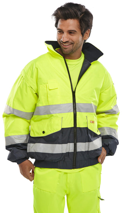 Beeswift Europa Yellow Bomber Jacket ALL SIZES