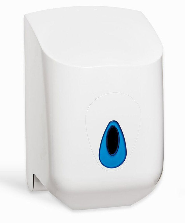 Esfina Plastic Mini Jumbo Centerfeed Toilet Roll Dispenser White