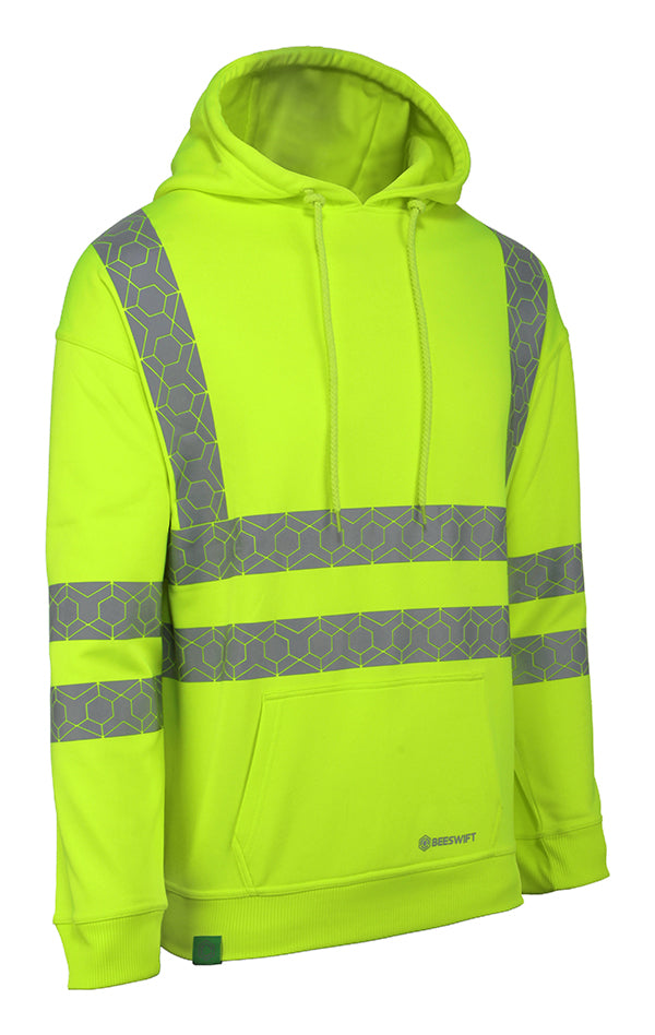 Envirowear Recyclable Hi-Vis Hoodie Sy ALL SIZES