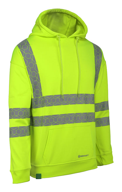 Envirowear Recyclable Hi-Vis Hoodie Sy ALL SIZES
