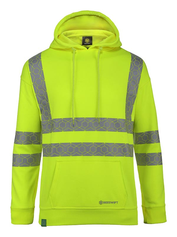 Envirowear Recyclable Hi-Vis Hoodie Sy ALL SIZES