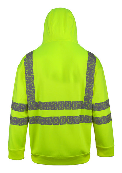 Envirowear Recyclable Hi-Vis Hoodie Sy ALL SIZES