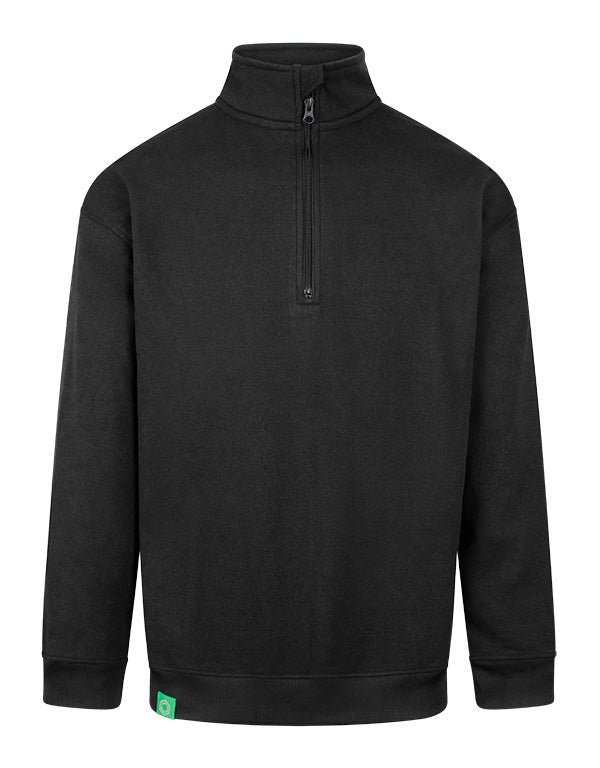 Envirowear Recyclable Quarter Zip Black ALL SIZES