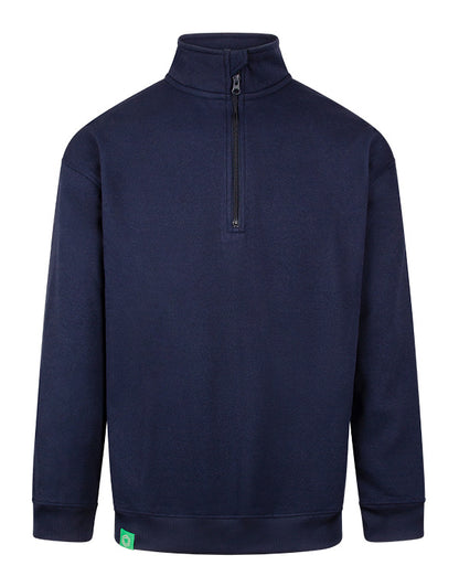 Envirowear Recyclable Quarter Zip Navy ALL SIZES