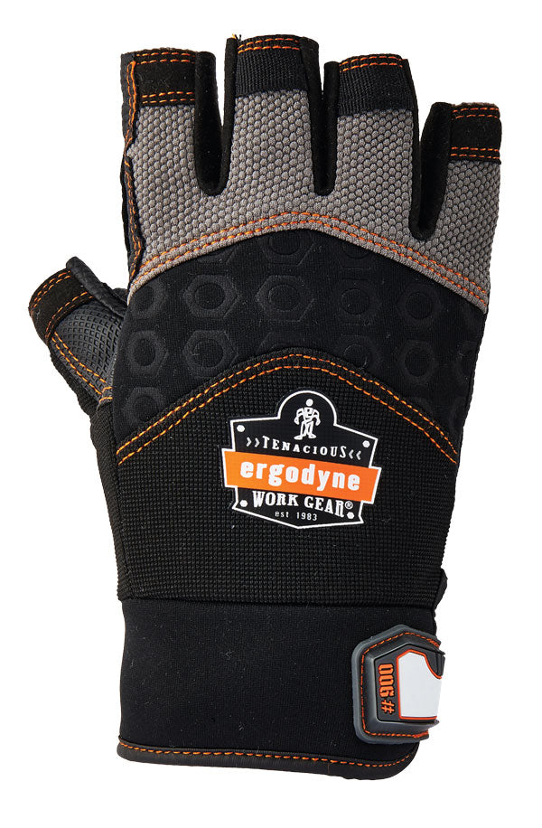 ERGODYNE IMPACT FINGERLESS GLOVE - {ALL COLOURS / SIZES}