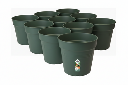 Elho Green Basics Grow Pot 13cm LEAF GREEN