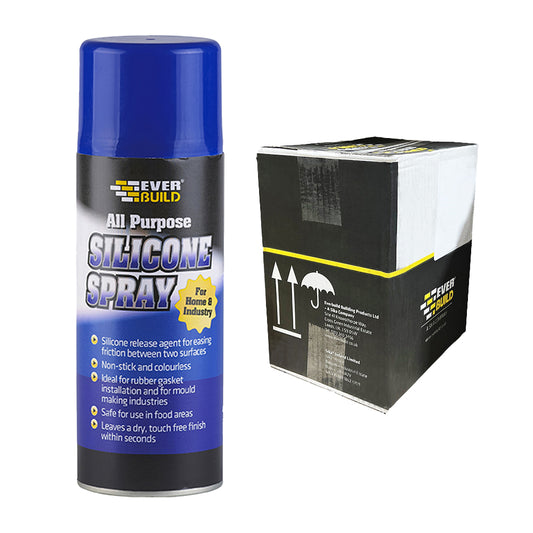 Everbuild Silicone Spray Lubricant High Performance Multi Purpose 400ml