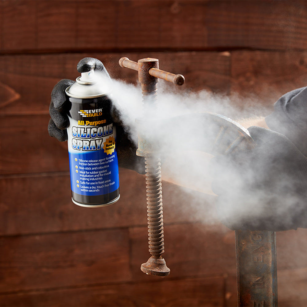 Everbuild Silicone Spray Lubricant High Performance Multi Purpose 400ml
