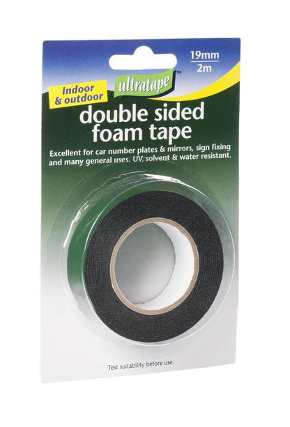 Utape Black Foam Tape 19Mm X 2M