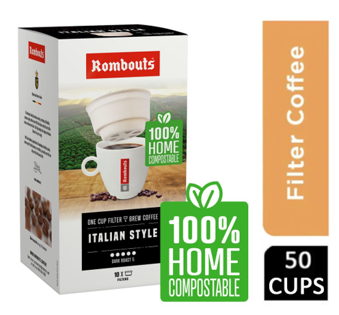 Rombouts Italian 1 Cup Filters 50 - 200's - NWT FM SOLUTIONS