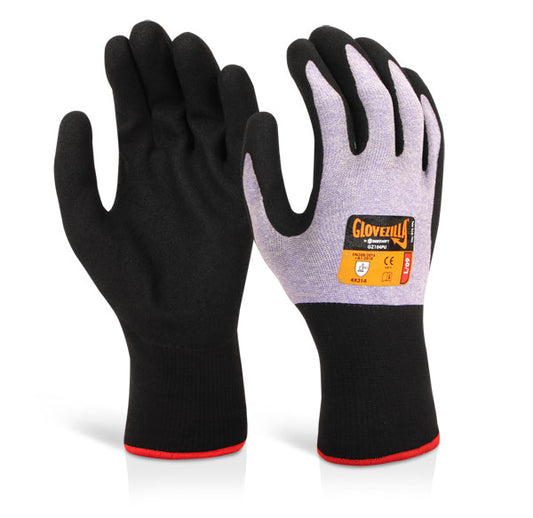 Beeswift Glovezilla Nitrile Foam Nylon Gloves - {ALL COLOURS / SIZES}