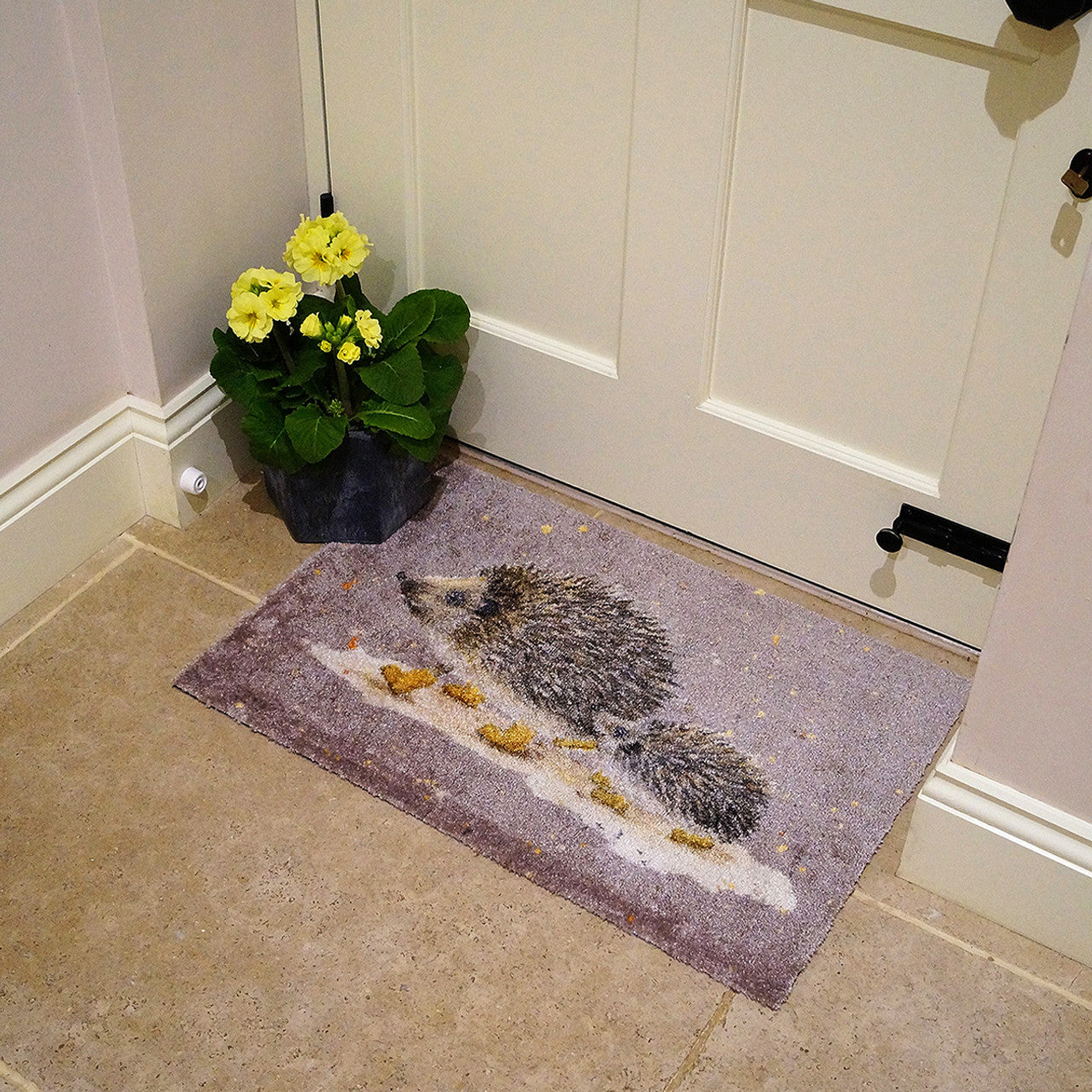 Bree Merryn Hedgie Hike Luxury Washable Doormat | HEDGEHOG 50 x 75cm