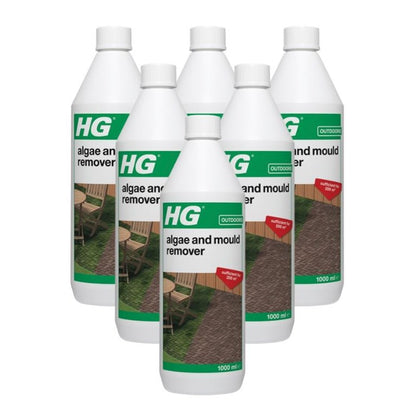 HG Algae & Mould Remover Concentrate 1L | Patio Cleaner | Covers 200m2